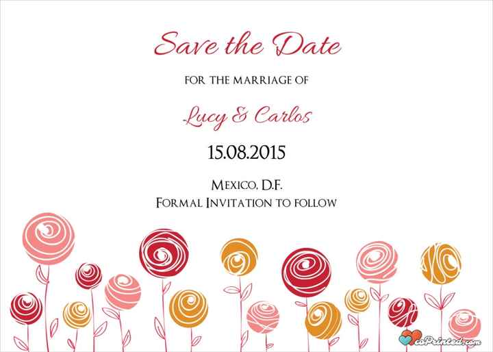 save the date - 1
