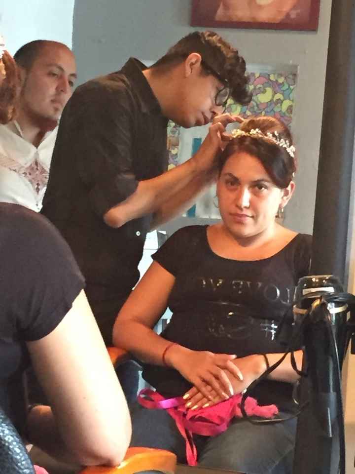 Prueba de peinado y maquillaje - 2