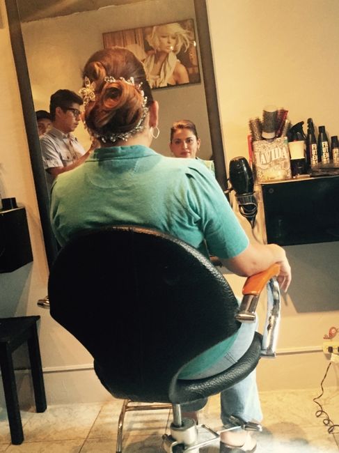 Prueba de peinado y maquillaje - 3