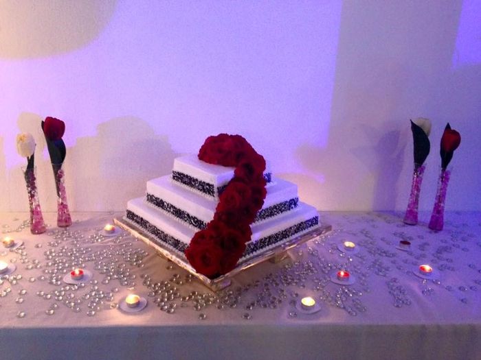 mi pastel de boda!