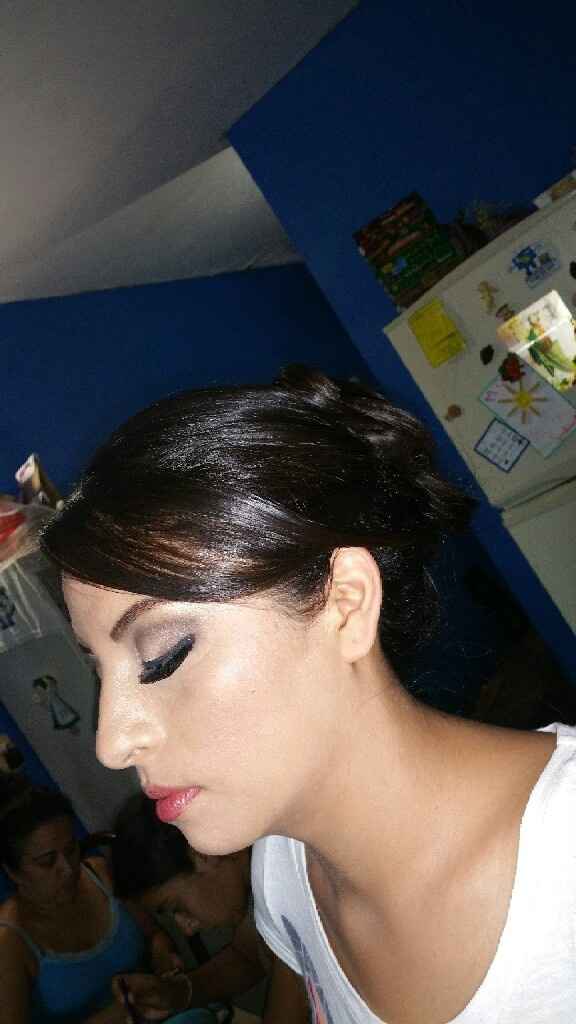 Mi prueba de peinado y maquillaje - 1