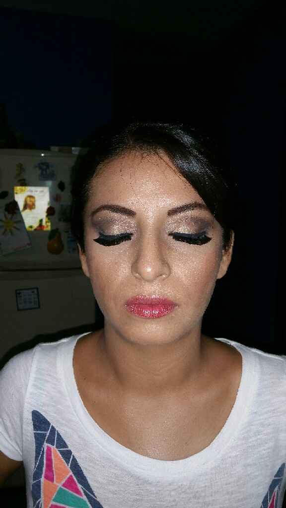 Mi prueba de peinado y maquillaje - 3
