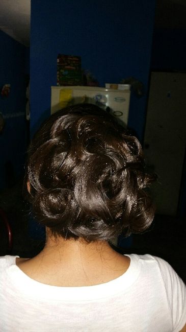 Mi prueba de peinado y maquillaje - 2