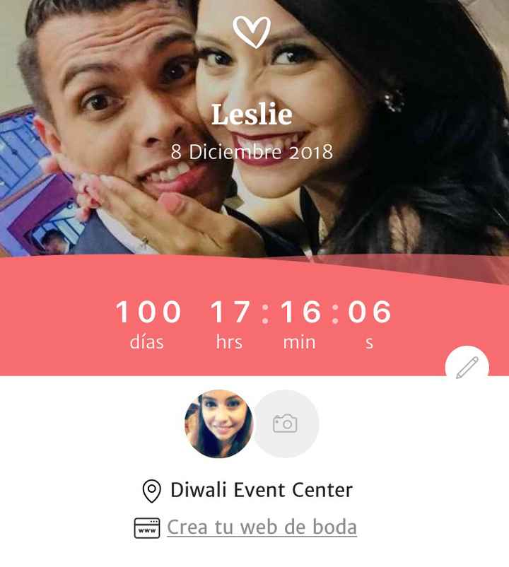 a 100 dias del gran dia 😍 - 1