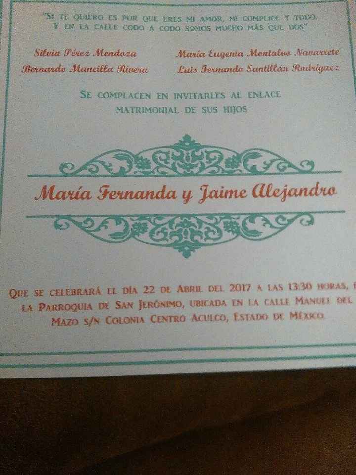 Invitaciones listas por fin !! - 2