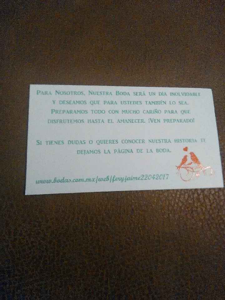Invitaciones listas por fin !! - 4