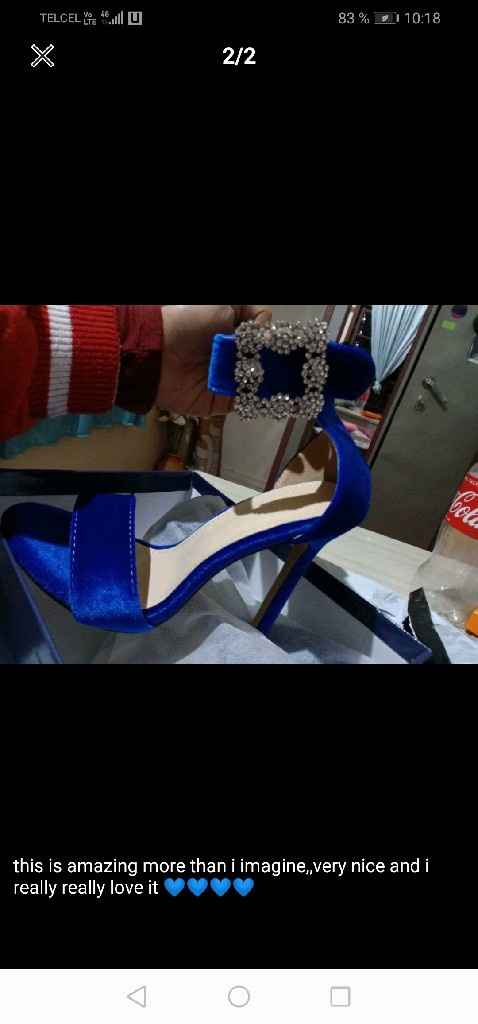 Zapato boda azul 💎 - 2