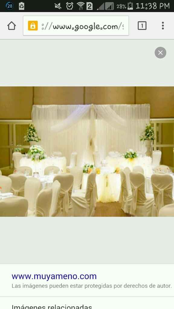 Modelos de la mesa de novios - 2