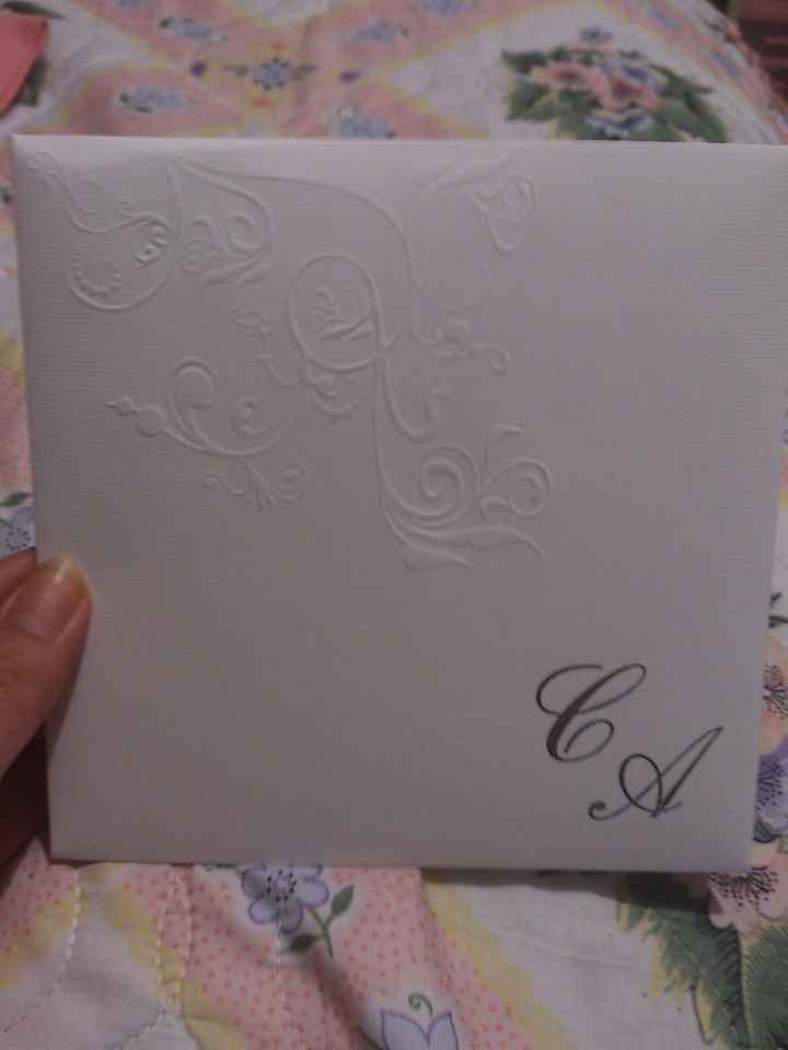 Como seran o fueron sus invitaciones?  - 1