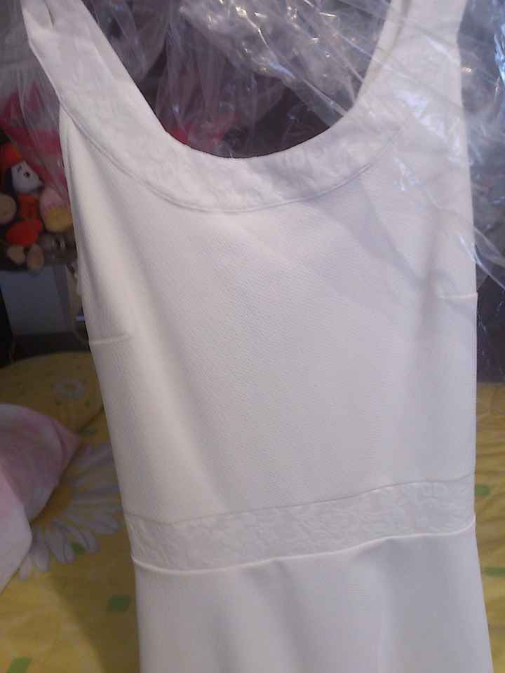 Listo el vestido para boda civil!!! - 2