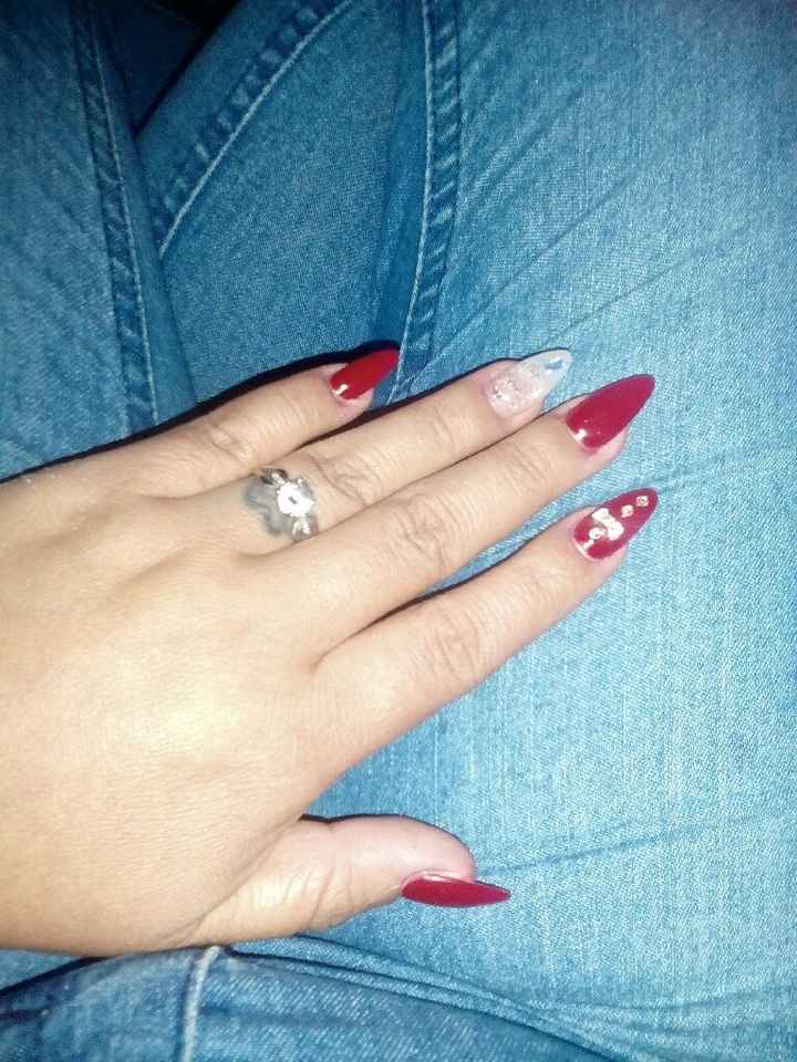 Mis uñas en rojo - 1
