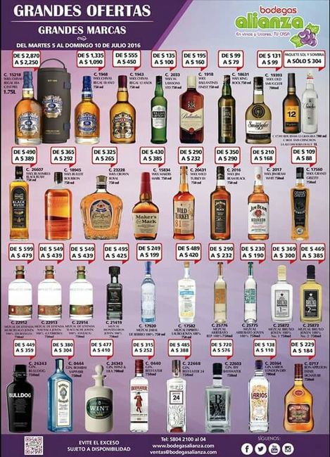 Vinos y licores 3x2 - 1