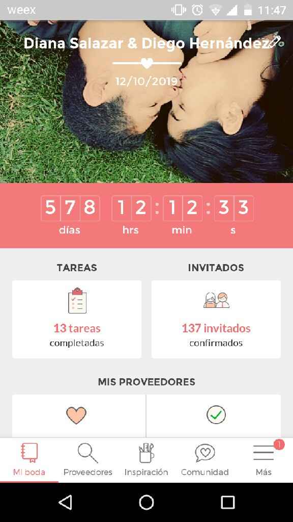 ¿Cuánto falta para que se casen? - 1