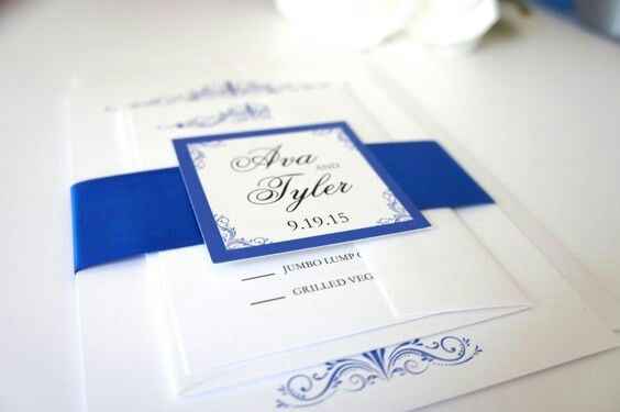 Azul: fidelidad & verdad, invitaciones. - 3