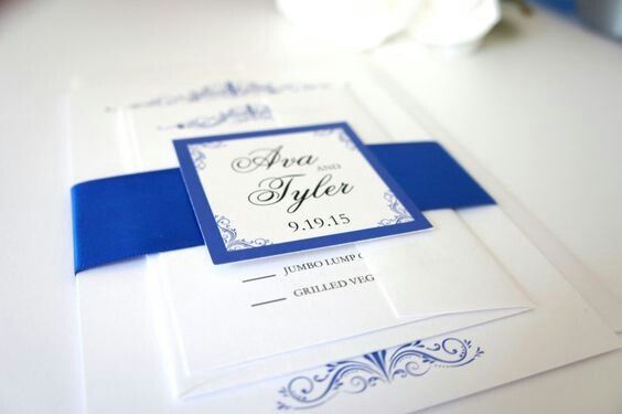 Azul: fidelidad & verdad, invitaciones. - 3