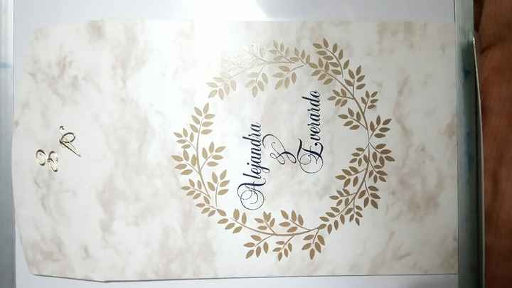 Y llegaron mis invitaciones.... - 1