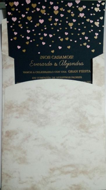 Y llegaron mis invitaciones.... - 2