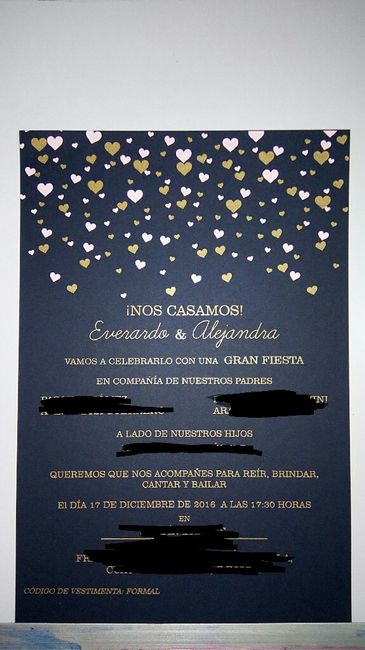 Y llegaron mis invitaciones.... - 3