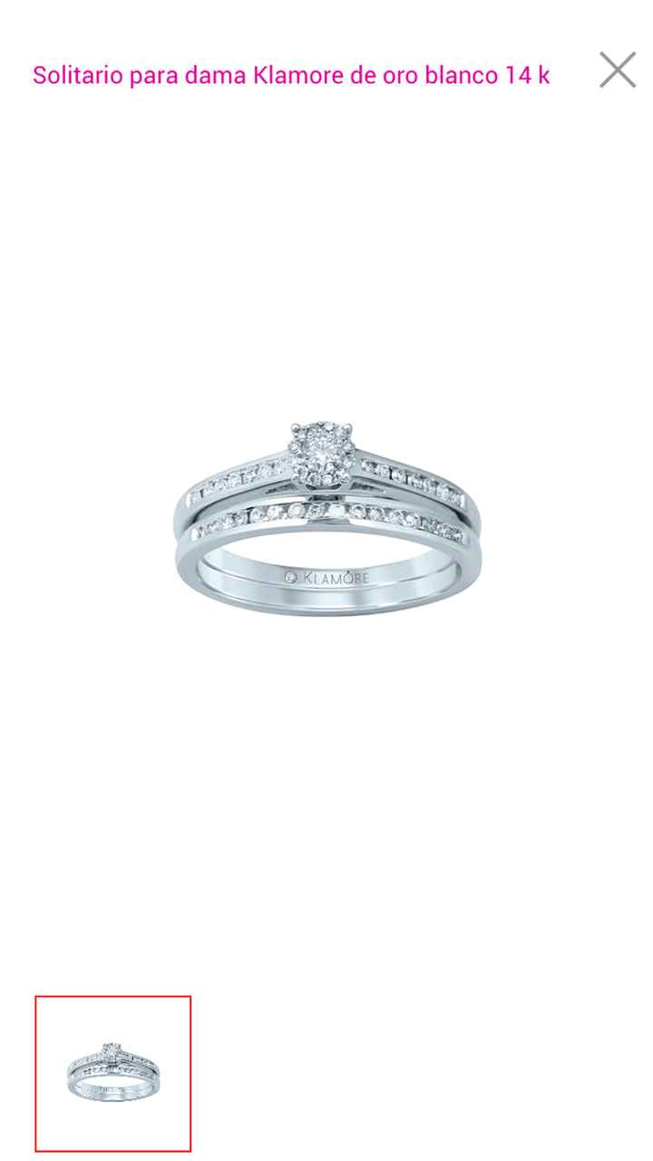 Si hubieras podido elegir el anillo de compromiso.. - 1