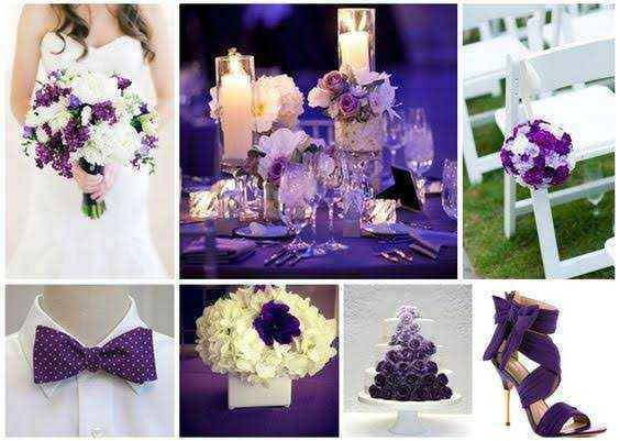 Combinaciones en "lila, blanco & morado" - 2