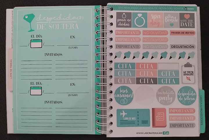 agenda planeadora para boda - 5