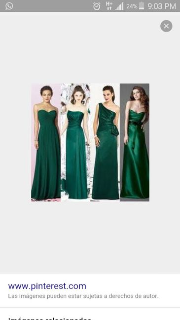 El color de las damas de honor es de temporada??? - 1