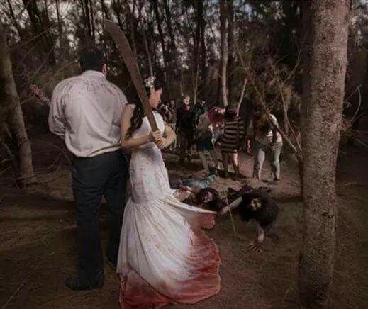  Trash the dress Zombie!😨😱 - 3