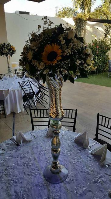 Decoracion con girasoles🌻🌻 Mi día B! - 8