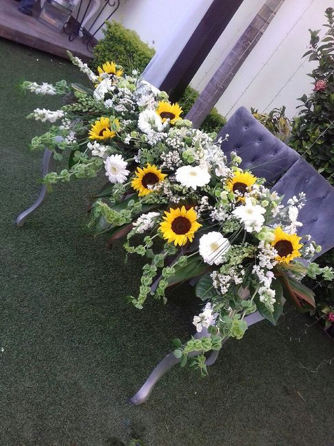 Decoracion con girasoles🌻🌻 Mi día B! - 18