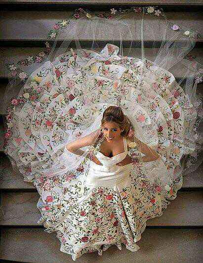 Vestido de novia con detalles mexicanos! - 1