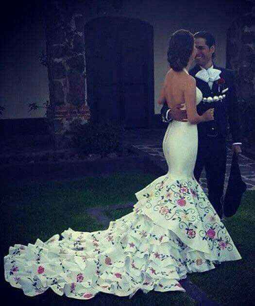 Vestido de novia con detalles mexicanos! - 13