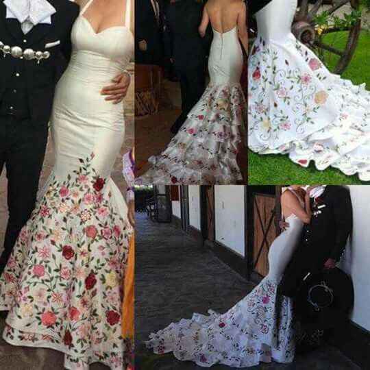 Vestido de novia con detalles mexicanos! - 14