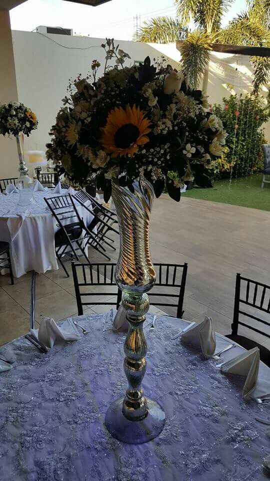 Decoracion con girasoles🌻🌻 Mi día B! - 8