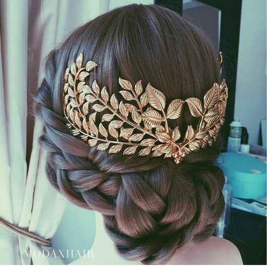 Ideas peinados recogidos👰👸💇 - 5