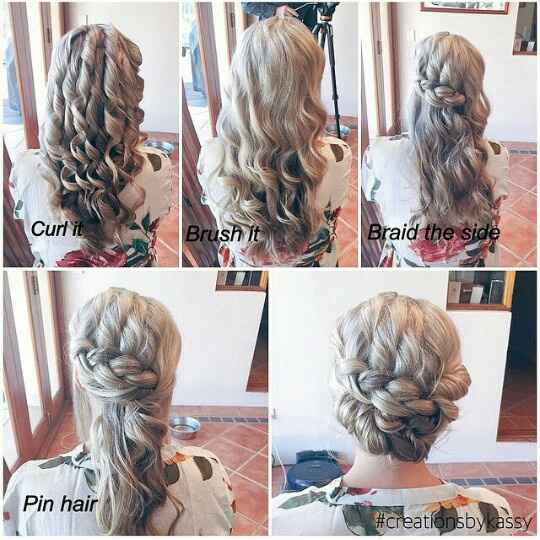 Ideas peinados recogidos👰👸💇 - 6