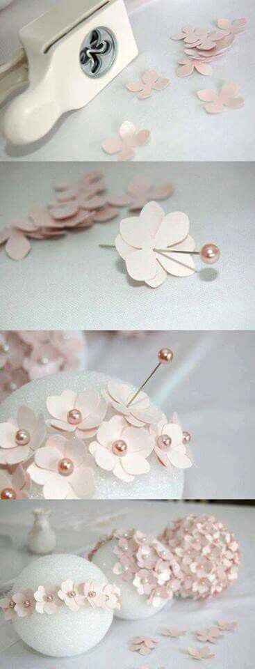 Ideas de decoración con flores de papel! - 7