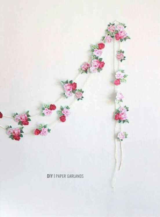 Ideas de decoración con flores de papel! - 10