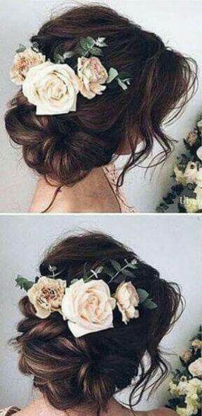 Peinados con coronas de flores!👰🌹🌼🌸🌷 - 3