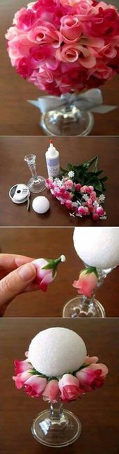 Ideas de decoración con flores de papel! - 19