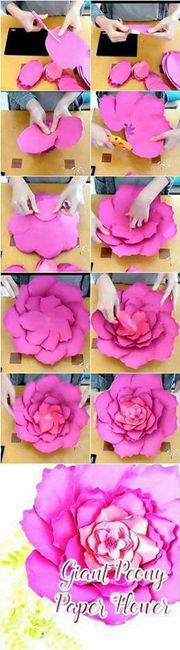 Ideas de decoración con flores de papel! - 24