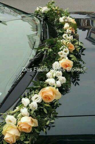 Ideas de decoración con flores para el auto - 15