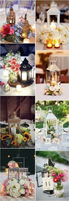 Ideas de centros de mesa con faroles! - 13