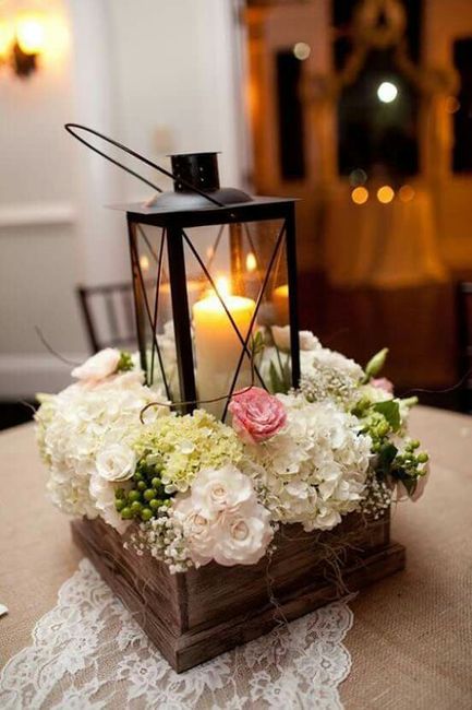 Ideas de centros de mesa con faroles! - 17