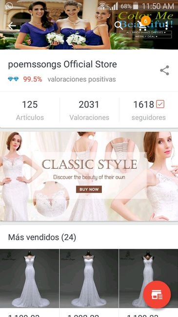 Vestido de novia en aliexpress?? - 1