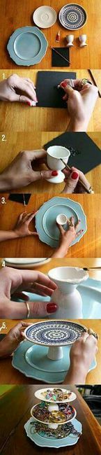 Bases para mesa de postres diy - 4