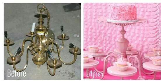 Bases para mesa de postres diy - 13