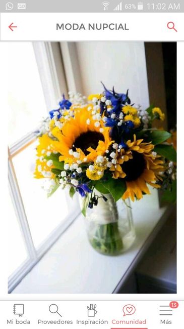 Ramos de novia con girasoles 🌻💐 - 1