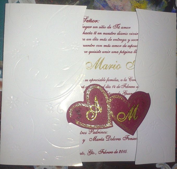 invitación sin sobre