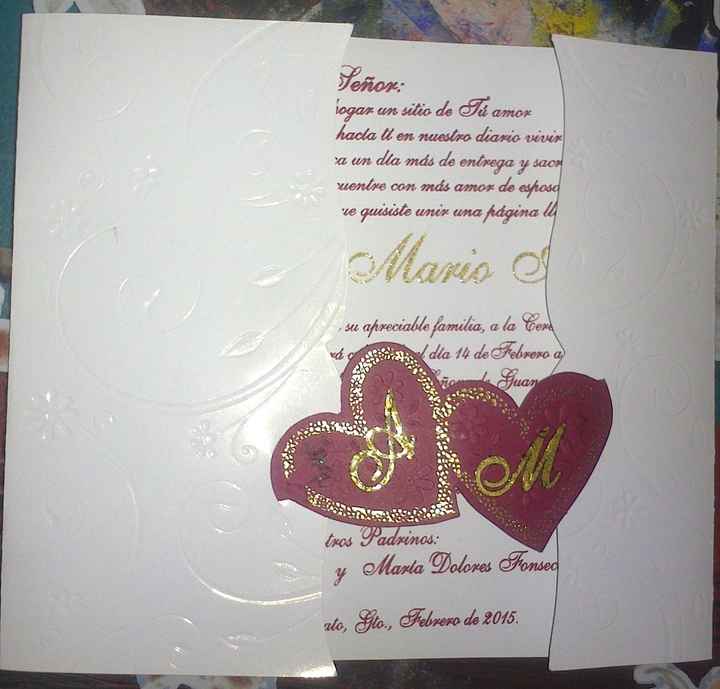 invitación sin sobre