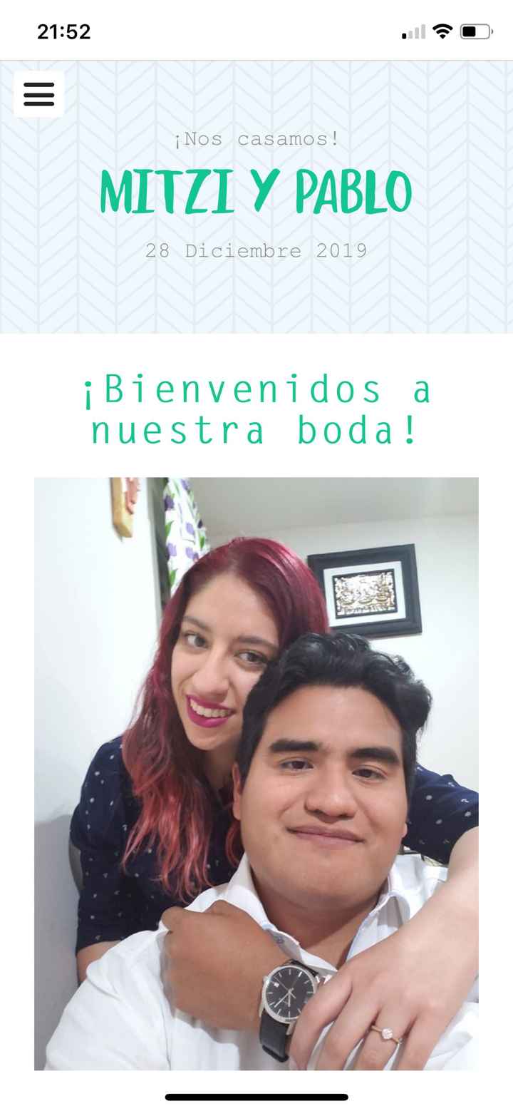 Descubre la Web de boda - 1